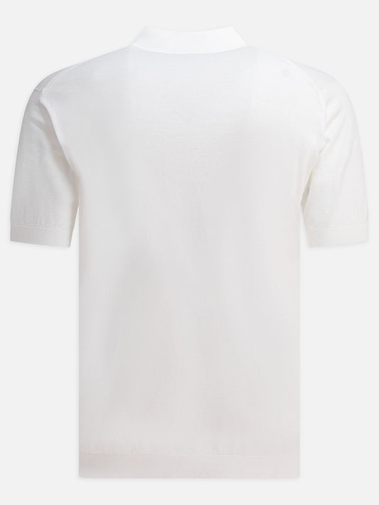 John Smedley "Adrian" polo shirt 14680047_XL White 2