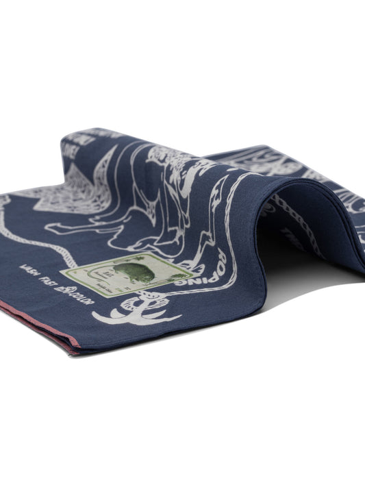 KAPITAL "Yobai" scarf 22008576_UNI Blue 2