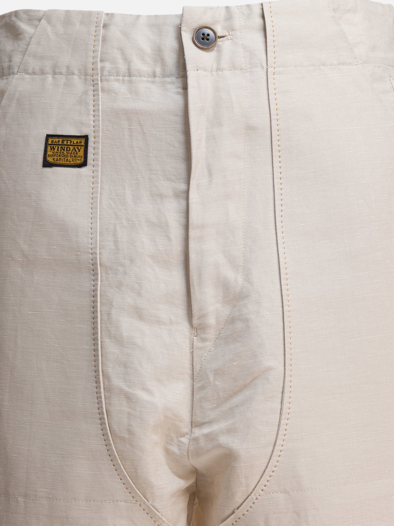 Cargo & parachute trousers Solid colour  Beige - KAPITAL Men | PDP | VIETTI Online Store | Zoom-Modal_3
