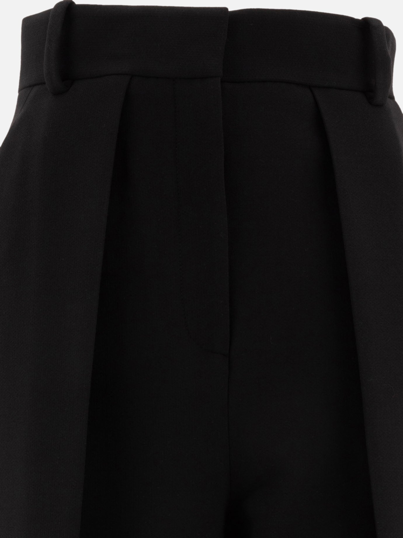 Tailored trousers Solid colour  Black - Khaite Women | PDP | VIETTI Online Store | thumbnail_3