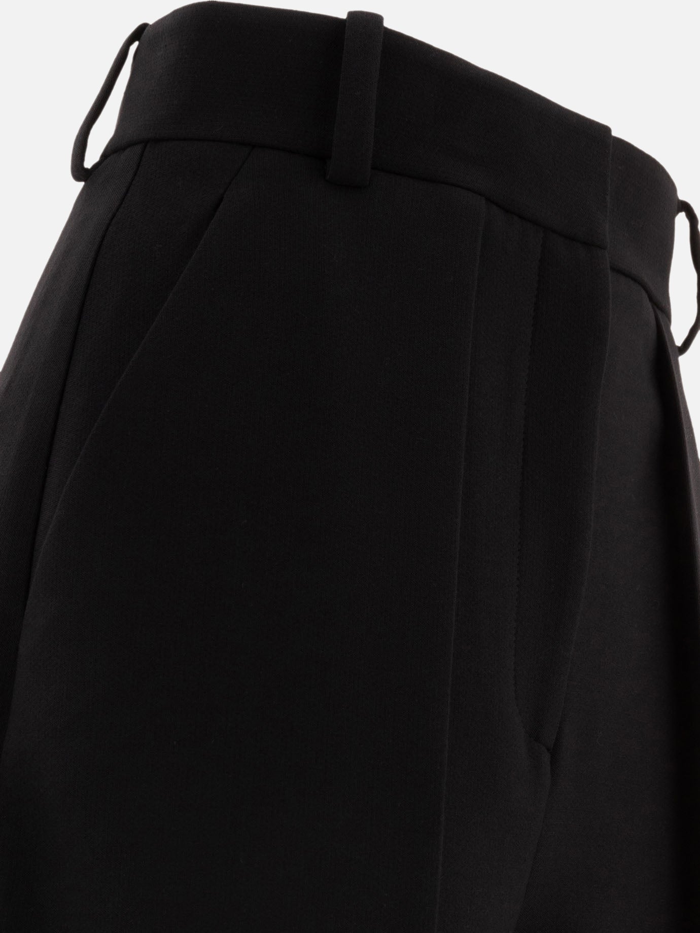 Tailored trousers Solid colour  Black - Khaite Women | PDP | VIETTI Online Store | thumbnail_4