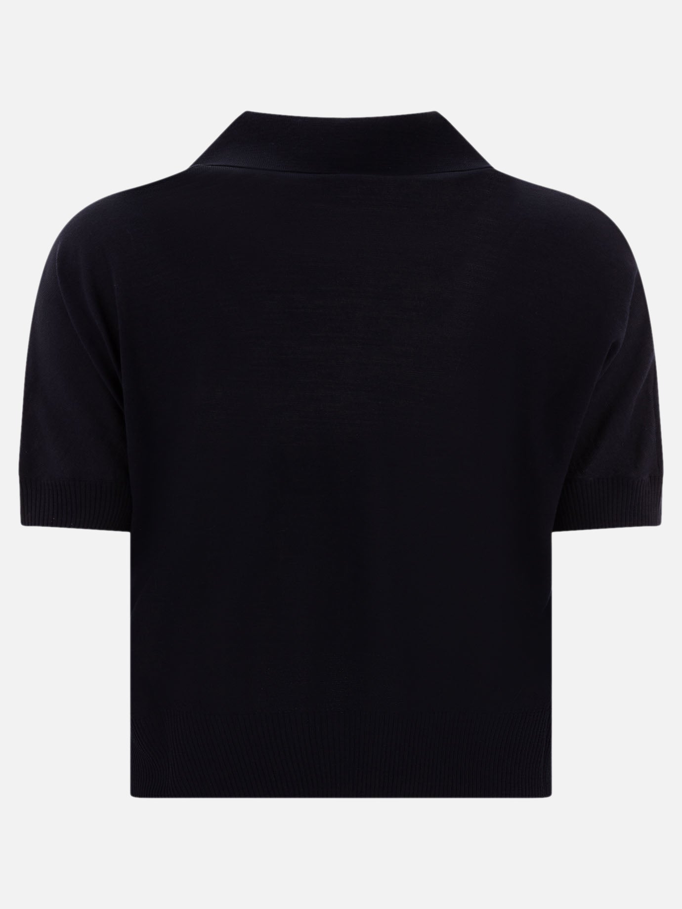 Polo shirts without buttons Solid colour  Blue - Khaite Women | PDP | VIETTI Online Store | thumbnail_2