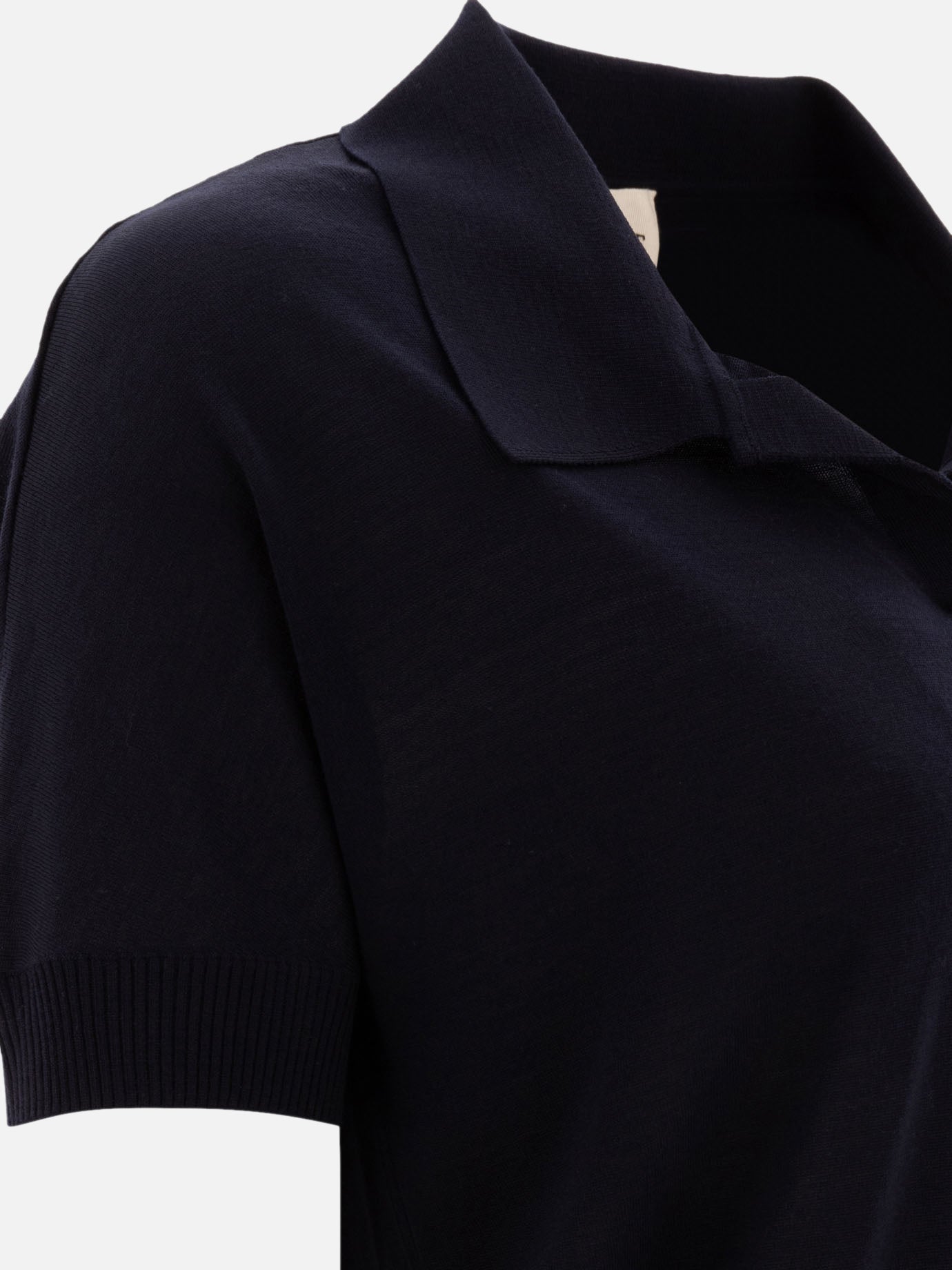 Polo shirts without buttons Solid colour  Blue - Khaite Women | PDP | VIETTI Online Store | Zoom-Modal_4
