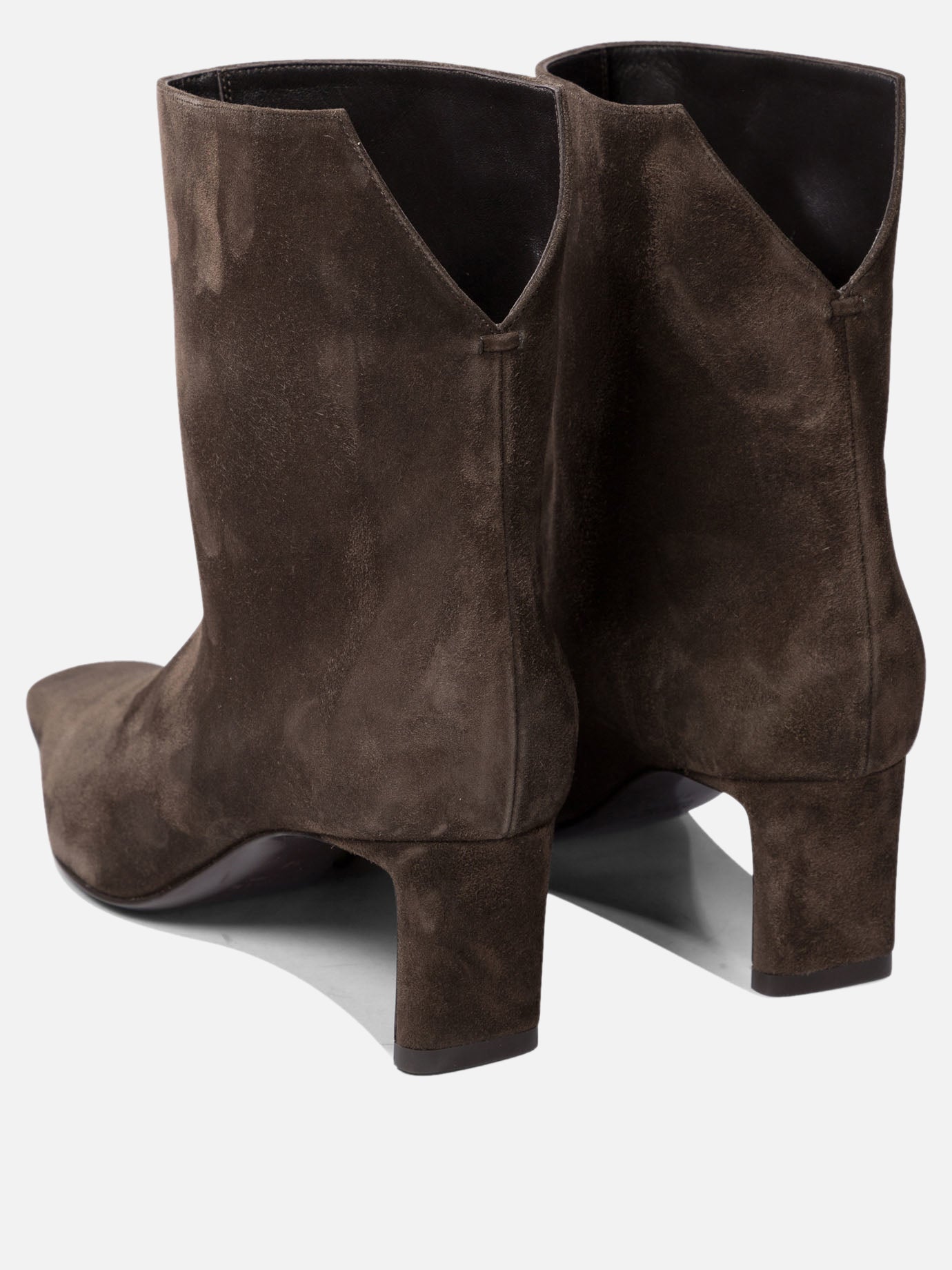 Pull-on boots 100% leather - 100% leather  Brown - Khaite Women | PDP | VIETTI Online Store | thumbnail_4
