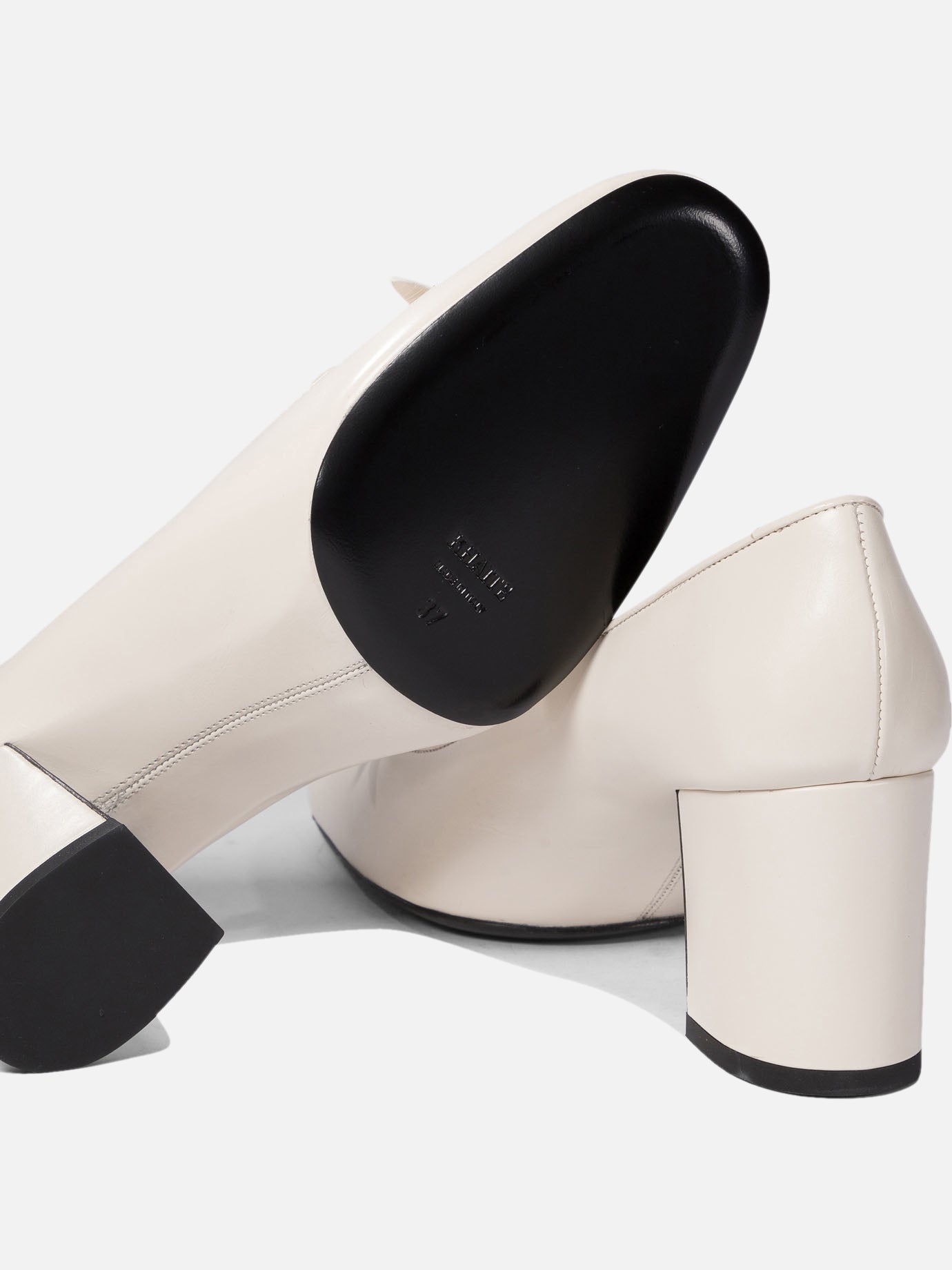 Pumps 100% leather - 100% leather  White - Khaite Women | PDP | VIETTI Online Store | thumbnail_5