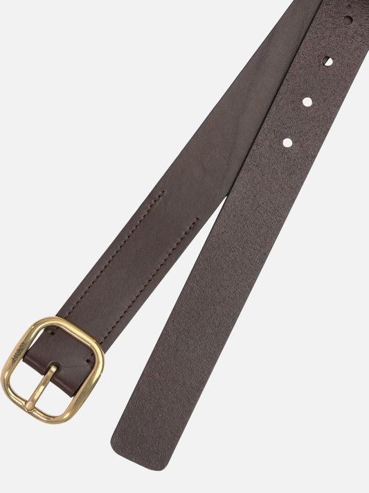 Loewe Belt with lettering logo 12639919_80 Brown 2