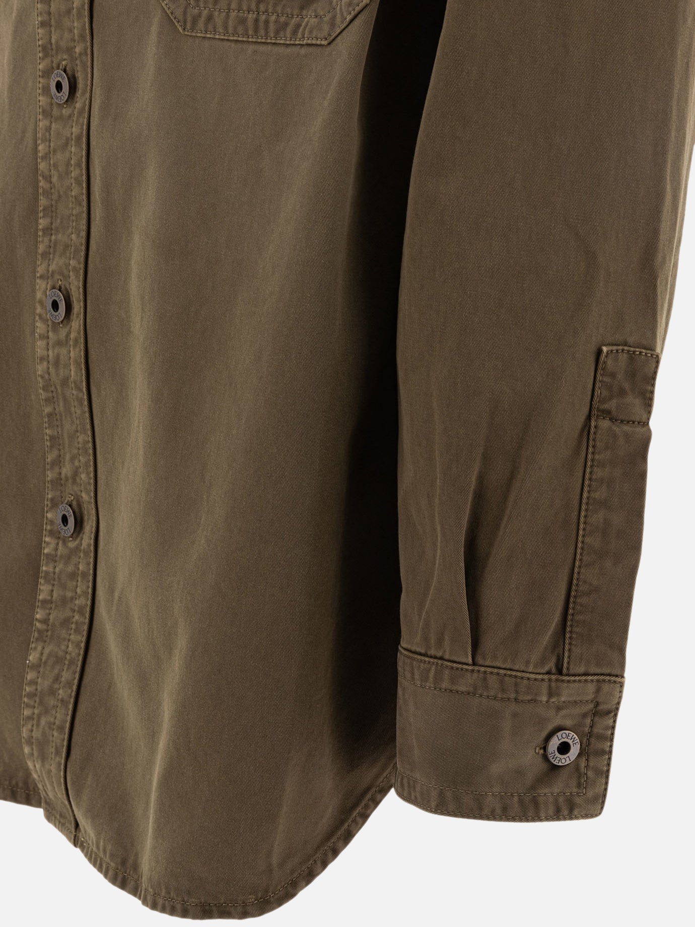Overshirt jackets Solid colour  Green - Loewe Men | PDP | VIETTI Online Store | thumbnail_4