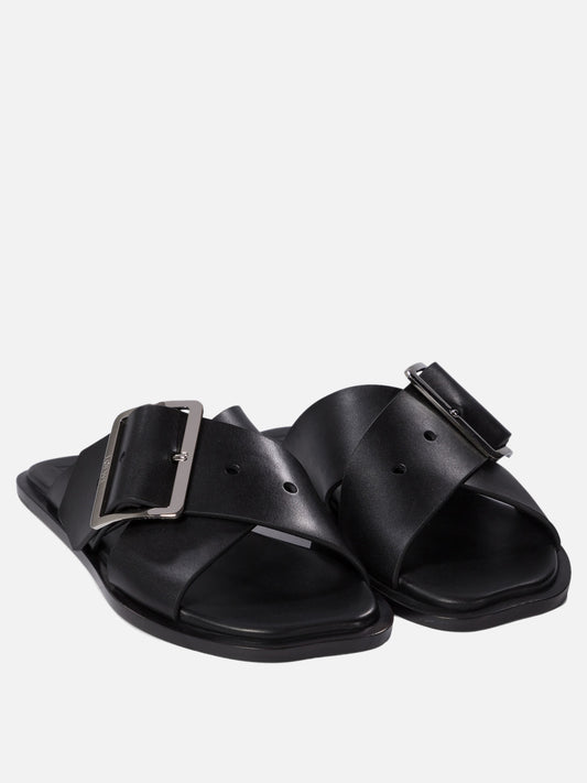 Loewe "Petal Belt" sandals 16393590_36 Black 2