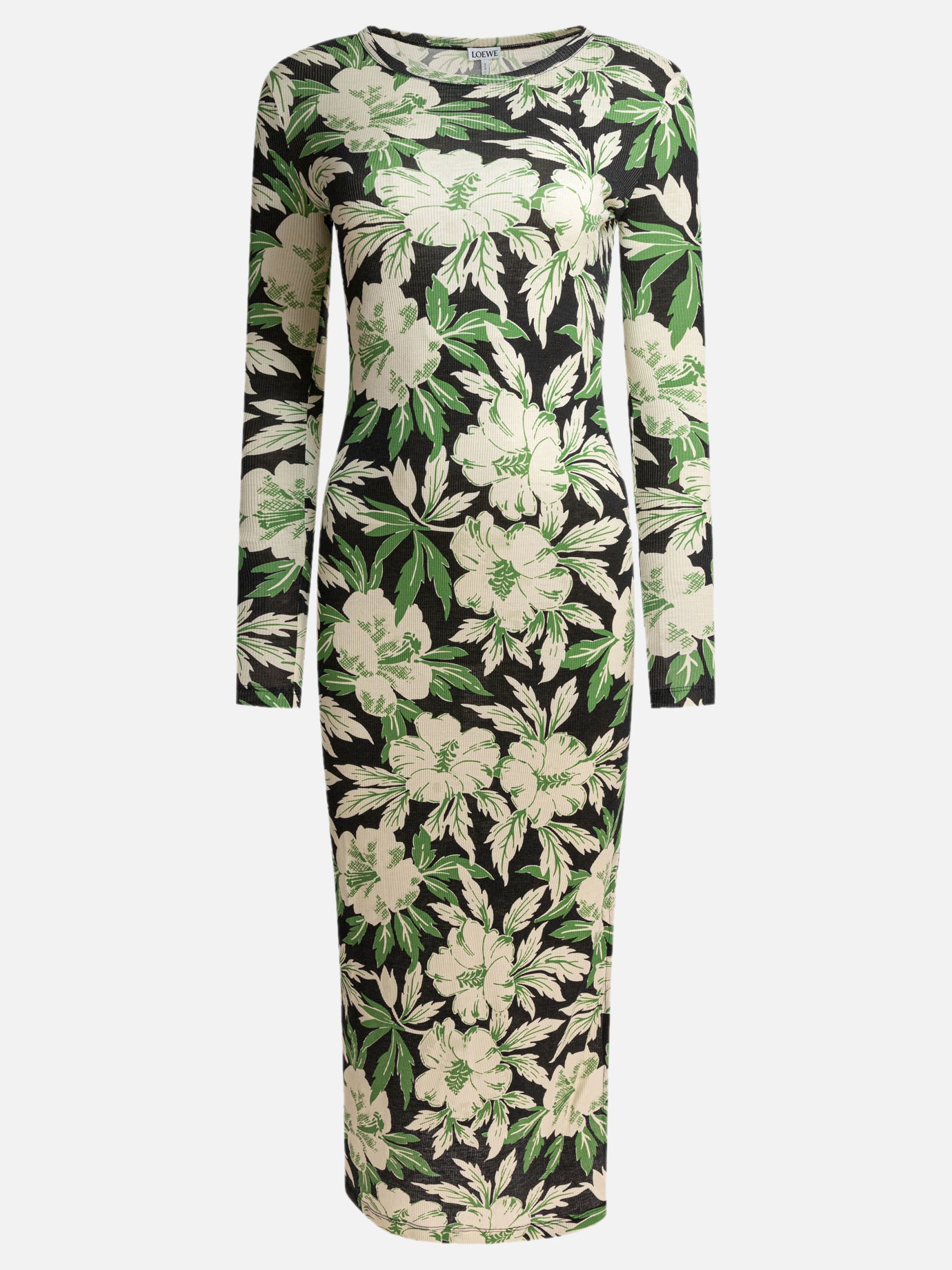 Loewe Floral dress 16442305_S Green thumbnail_1