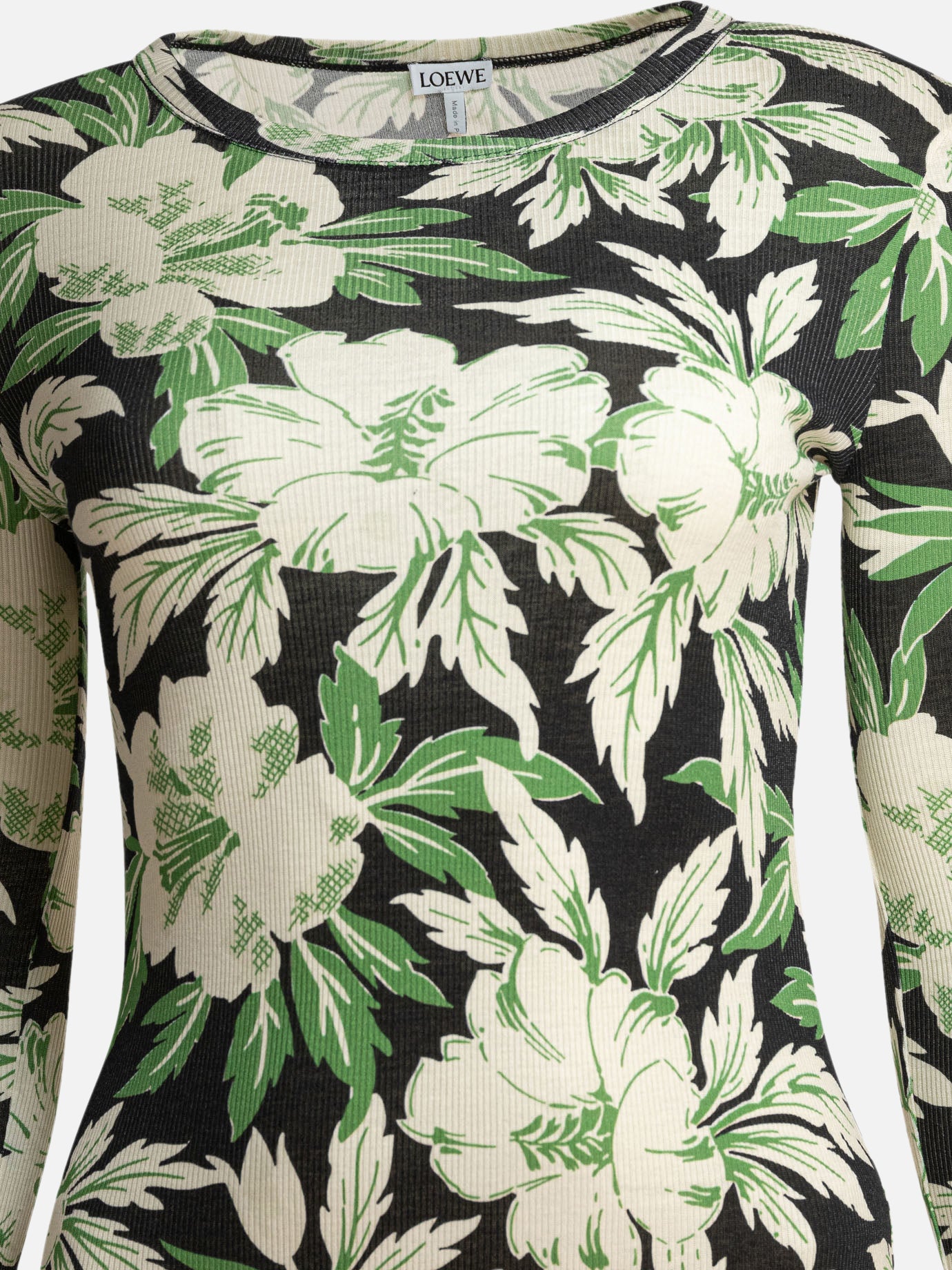 Loewe Floral dress 16442305_S Green thumbnail_3