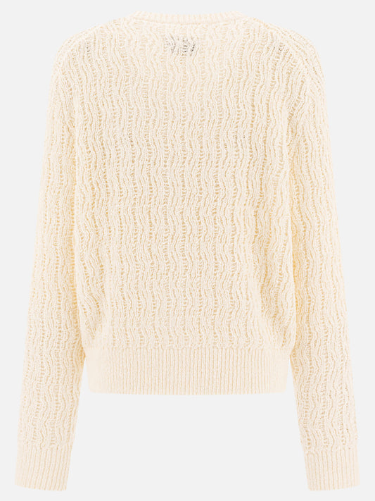 Cardigans Textured knit  White - Loulou Studio Women | PLP | VIETTI Online Store | 2

