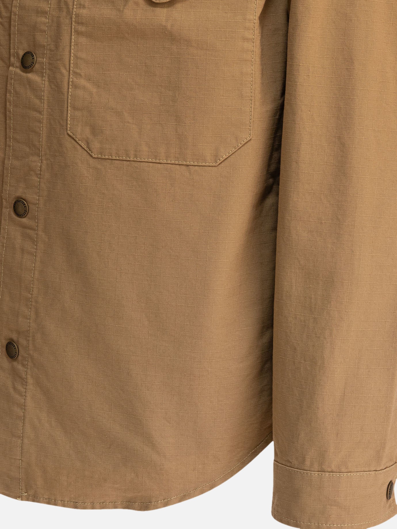 Overshirt jackets Solid colour  Brown - Manifattura Ceccarelli Men | PDP | VIETTI Online Store | Zoom-Modal_4
