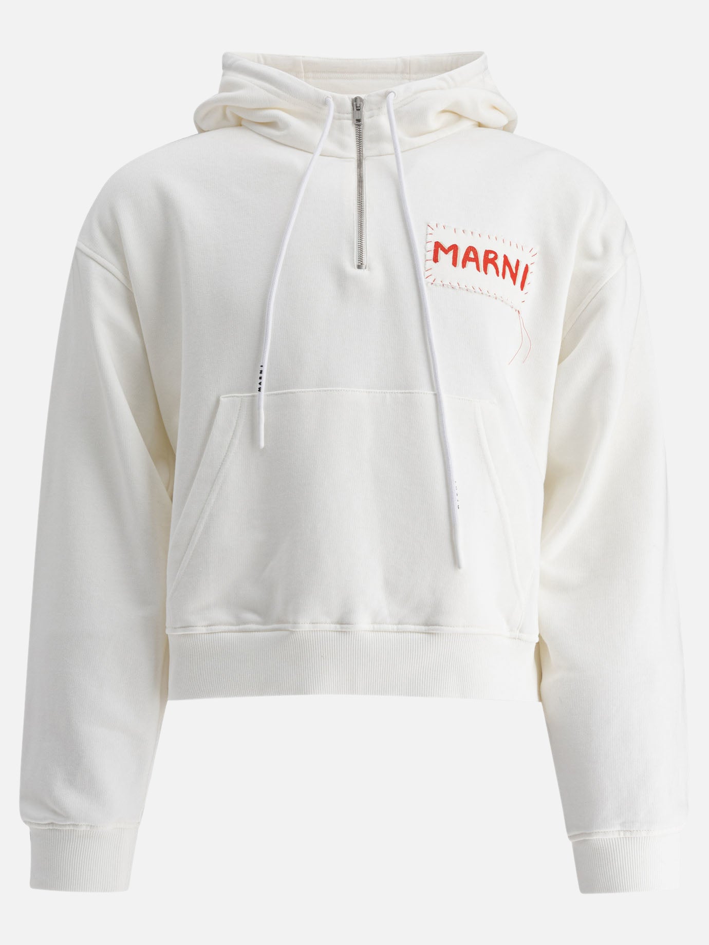 Half zip sweatshirts Logo  White - Marni Men | PDP | VIETTI Online Store | Zoom-Modal
