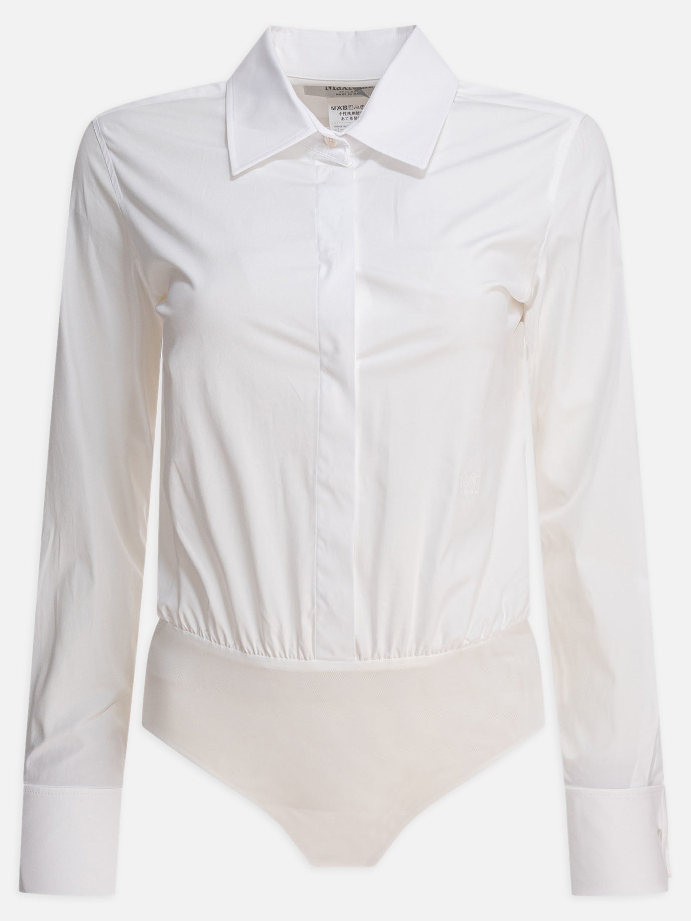 Max Mara Chemisier bodysuits 15857498_40 White thumbnail_1