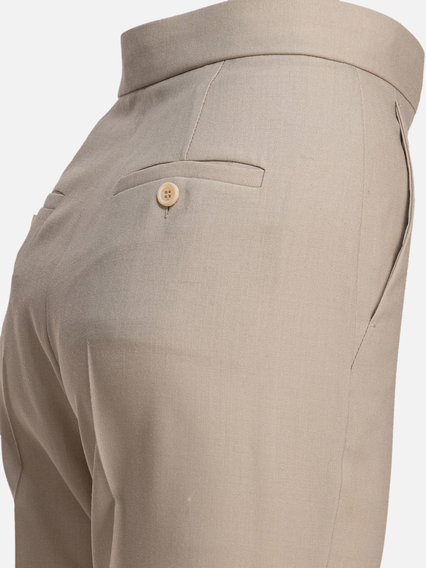 Max Mara Straight-leg trousers Beige