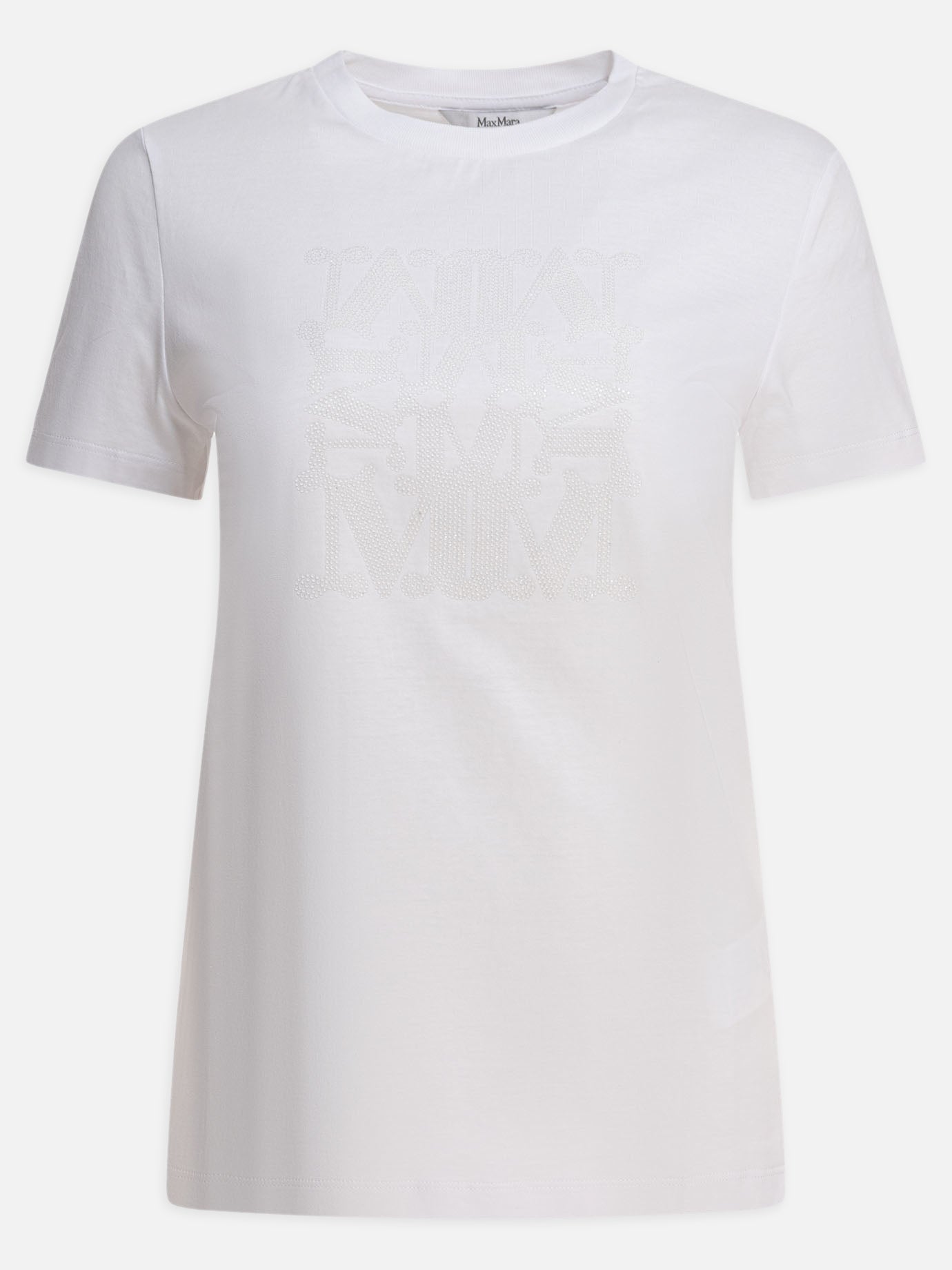 Crewneck t-shirts Logo  White - Max Mara Women | PDP | VIETTI Online Store | Zoom-Modal

