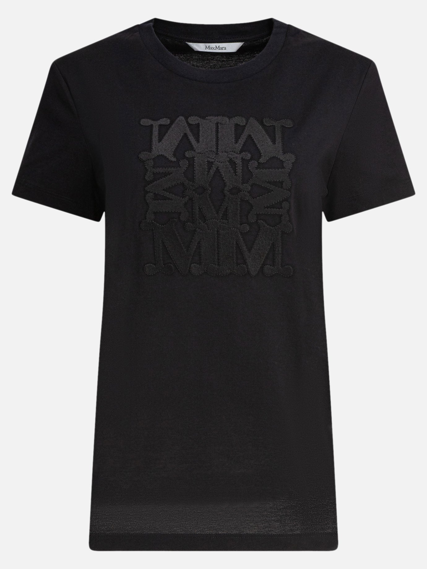 Crewneck t-shirts Logo  Black - Max Mara Women | PDP | VIETTI Online Store | thumbnail