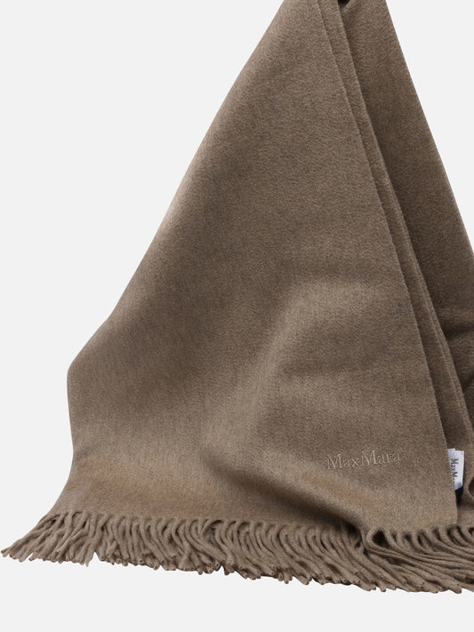 Fringed scarves 100% cashemere  Brown - Max Mara Women | PDP | VIETTI Online Store | 2
