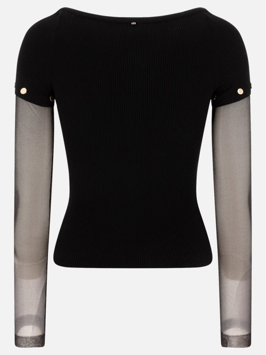 Crewneck t-shirts Solid colour  Black - Max Mara Sportmax Women | PDP | VIETTI Online Store | 2
