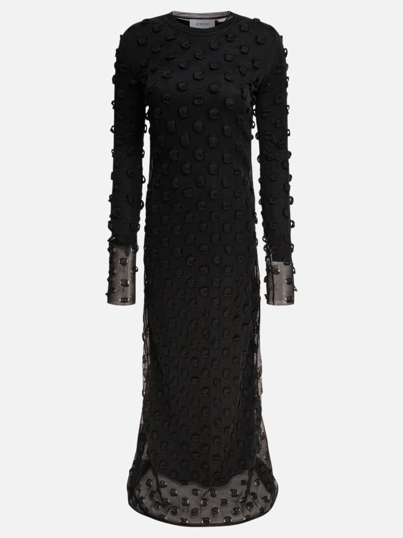 Long dresses Solid colour  Black - Max Mara Sportmax Women | PDP | VIETTI Online Store | thumbnail