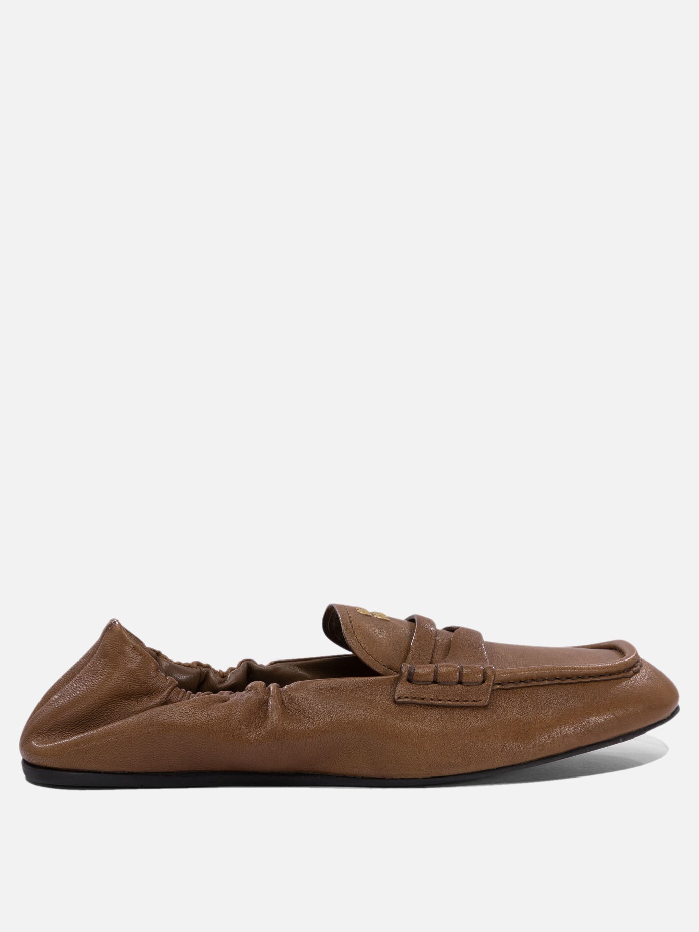 Miu Miu &quot;Ruches&quot; loafers 12415977_36 Brown thumbnail_1