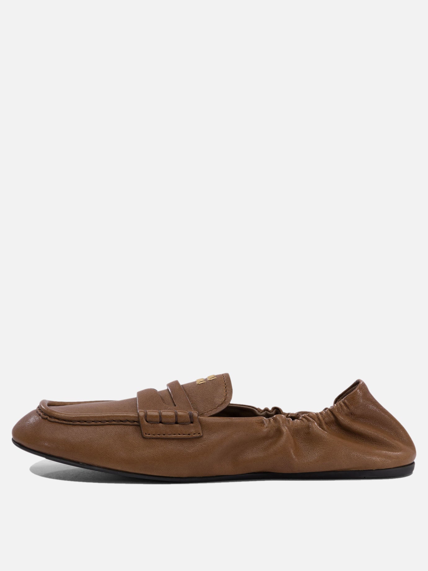 Miu Miu &quot;Ruches&quot; loafers 12415977_36 Brown thumbnail_3