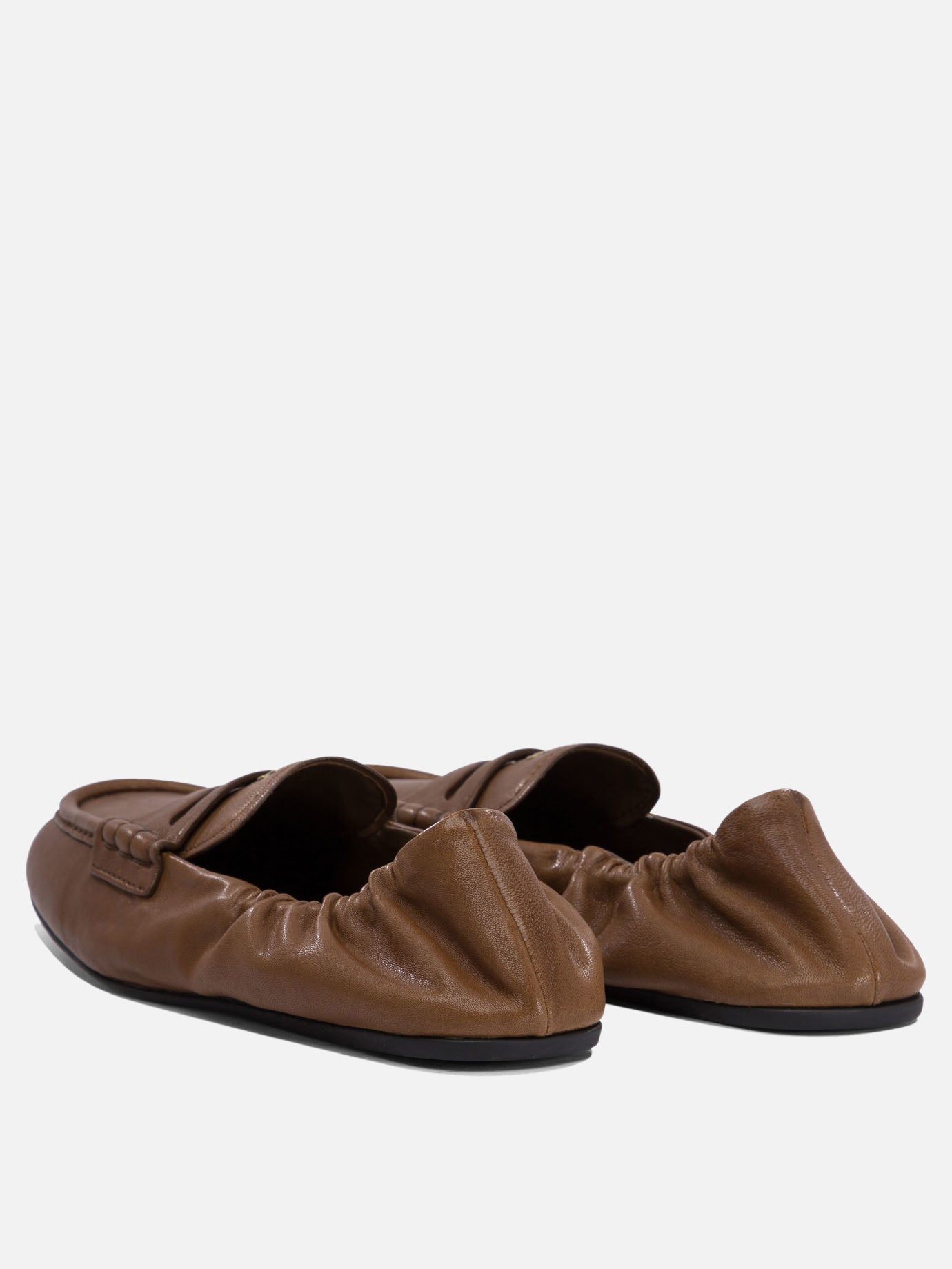 Miu Miu &quot;Ruches&quot; loafers 12415977_36 Brown thumbnail_4