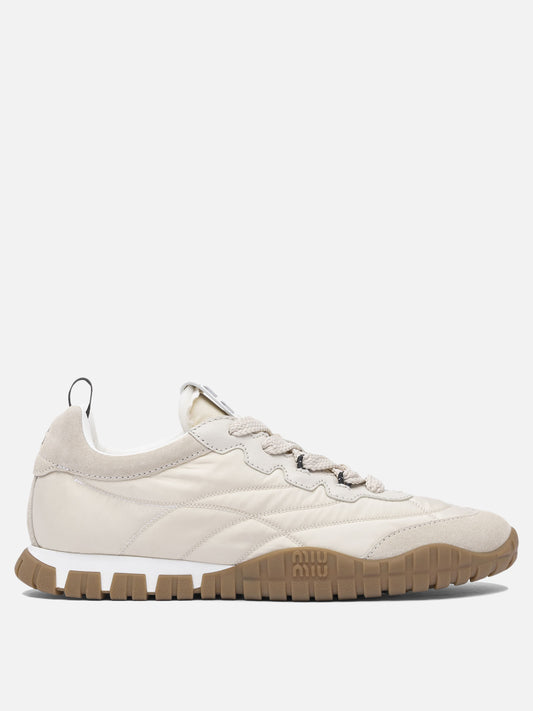 Miu Miu "Tyre" sneakers 13811966_36 Beige 1