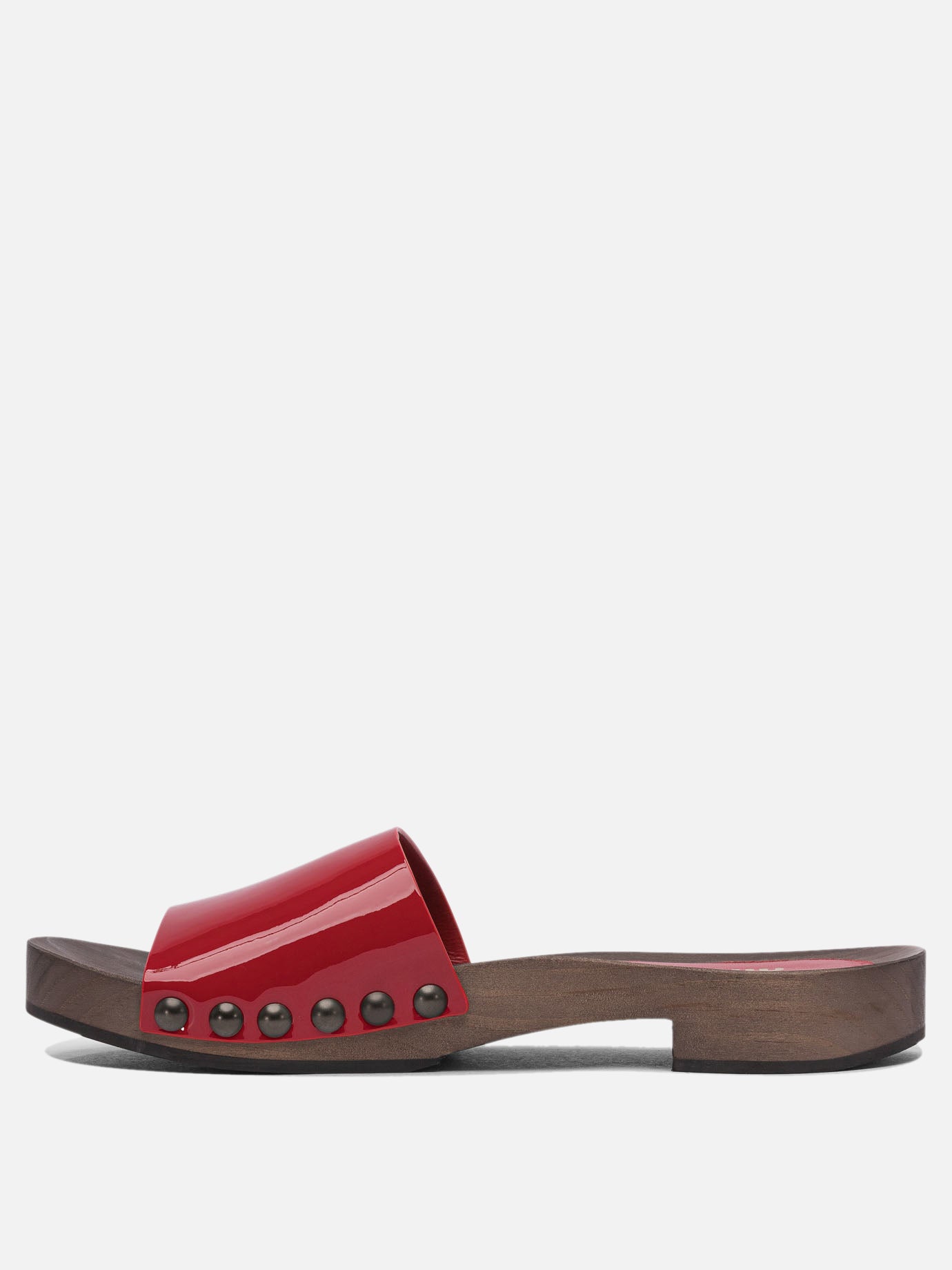 Miu Miu Patent leather clogs 11153047_36 Red thumbnail_3