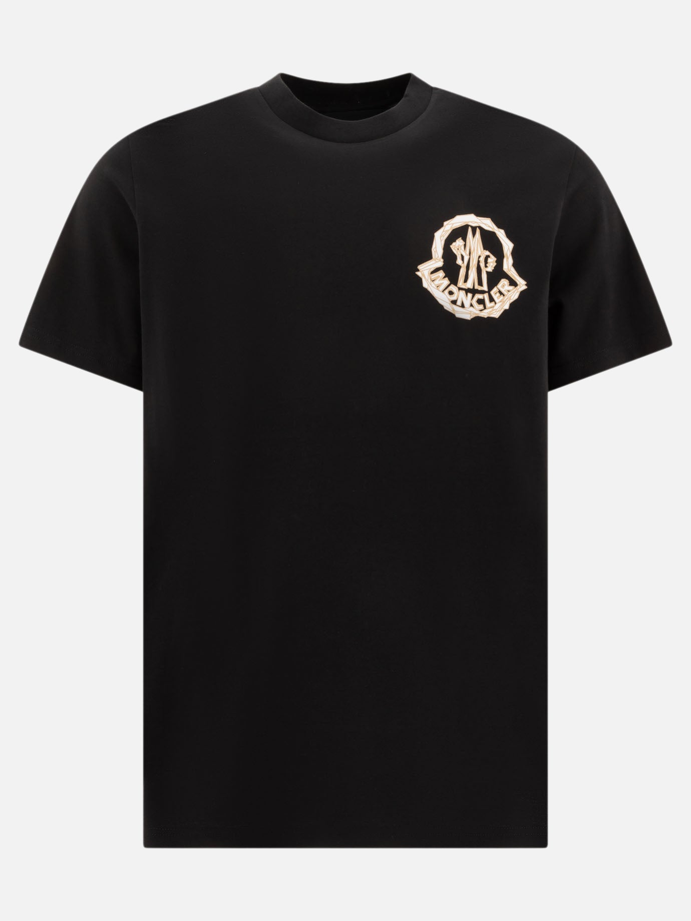 Crewneck t-shirts Logo  Blue - Moncler Men | PDP | VIETTI Online Store | thumbnail
