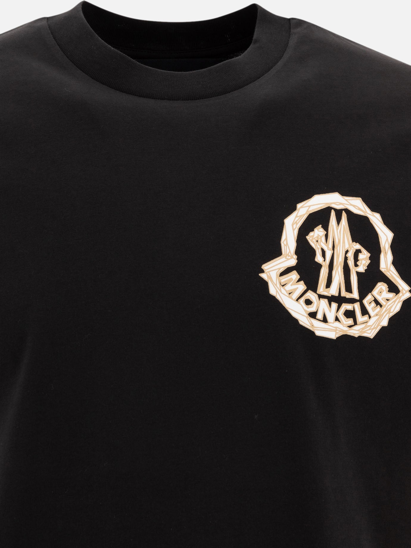 Crewneck t-shirts Logo  Blue - Moncler Men | PDP | VIETTI Online Store | Zoom-Modal_3
