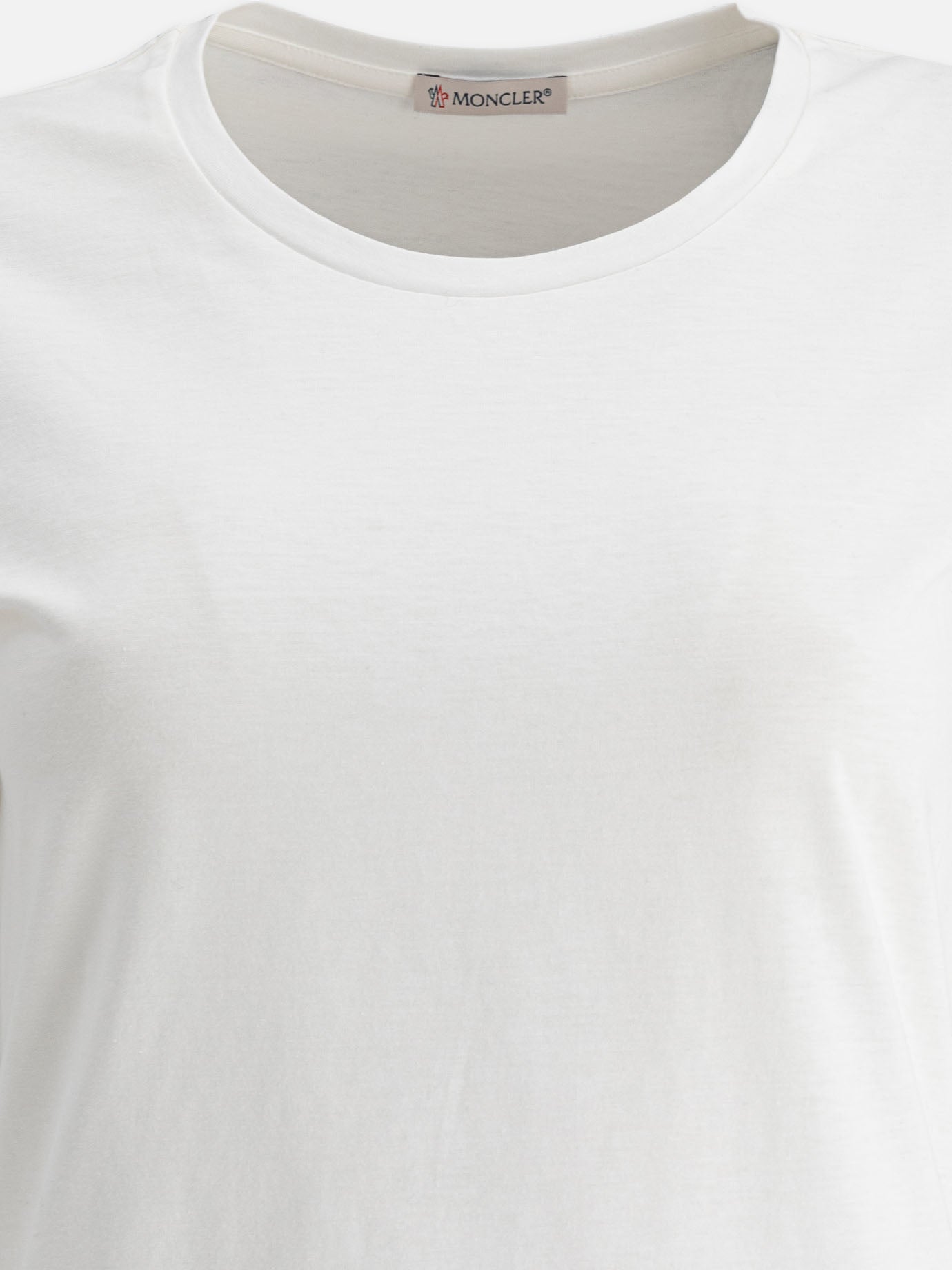Moncler T-shirt with logo patch 14151528_XS White thumbnail_3