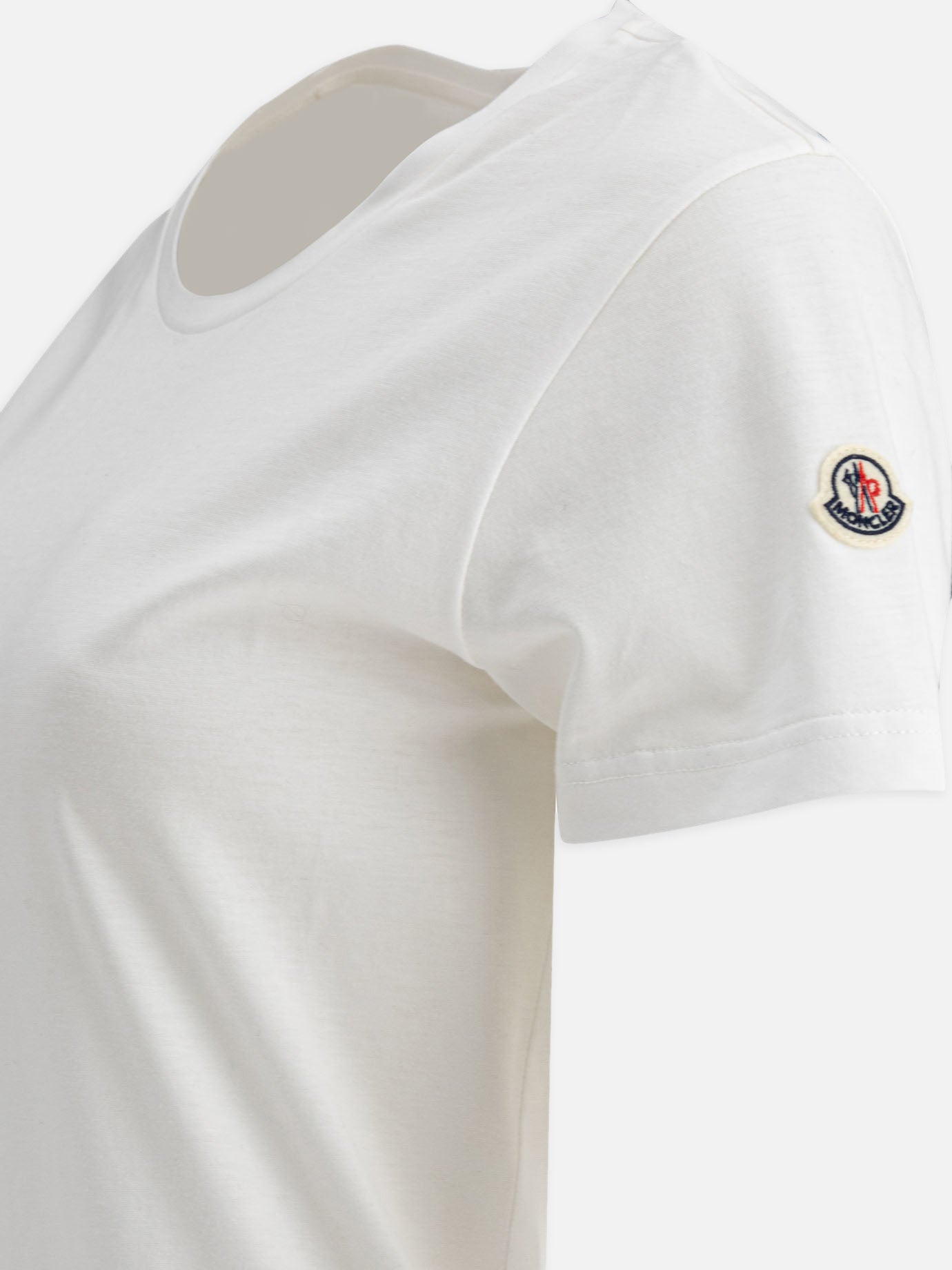 Moncler T-shirt with logo patch White