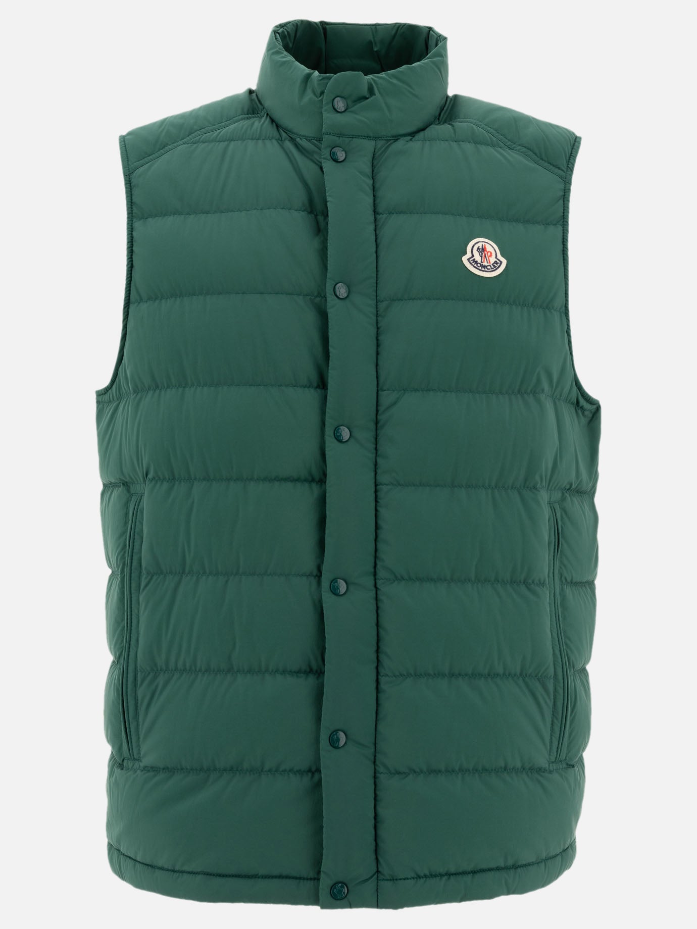 Vest jackets Logo  Green - Moncler Men | PDP | VIETTI Online Store | thumbnail