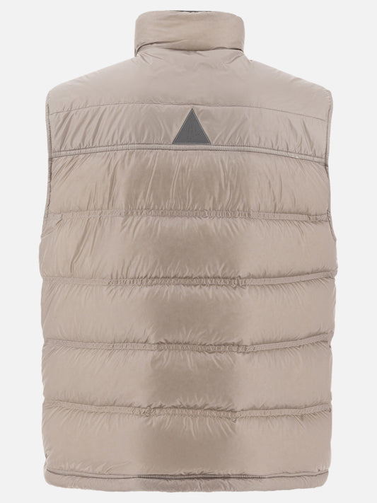 Moncler Grenoble "Nantu" padded vest jacket 14385211_2 Silver 2