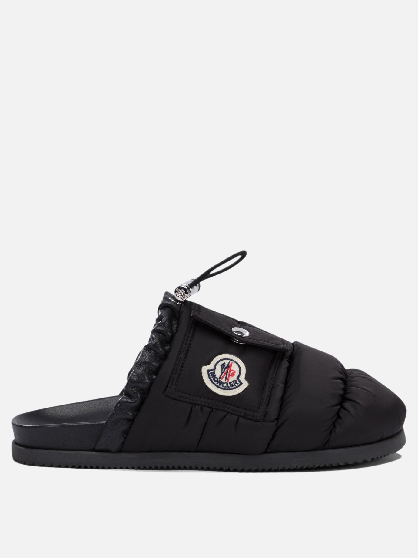 Slippers 100% polyamide - 100%elastodiene  Black - Moncler Women | PDP | VIETTI Online Store | thumbnail