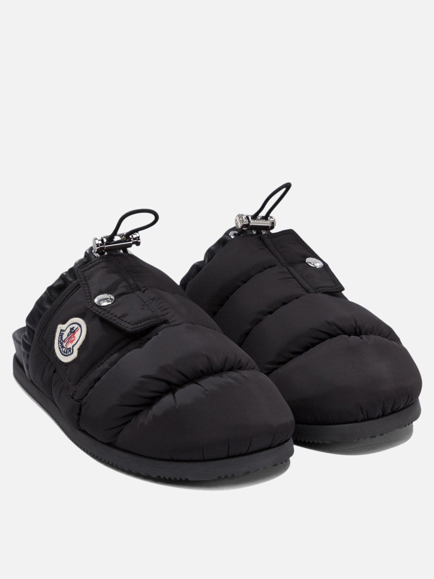 Slippers 100% polyamide - 100%elastodiene  Black - Moncler Women | PDP | VIETTI Online Store | thumbnail_2