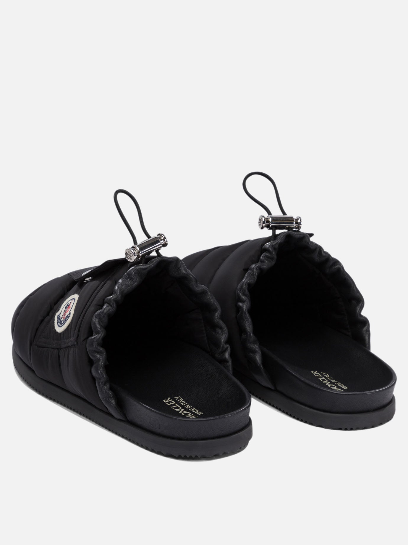 Slippers 100% polyamide - 100%elastodiene  Black - Moncler Women | PDP | VIETTI Online Store | thumbnail_4