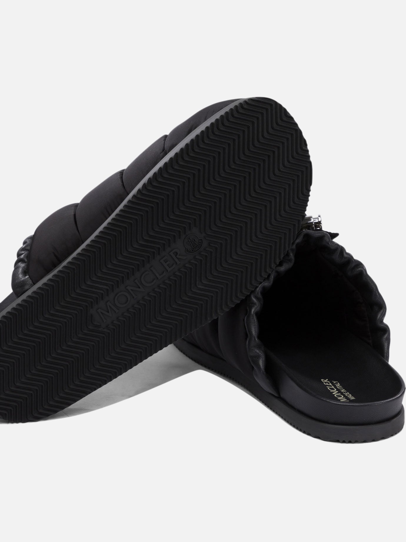 Slippers 100% polyamide - 100%elastodiene  Black - Moncler Women | PDP | VIETTI Online Store | thumbnail_5