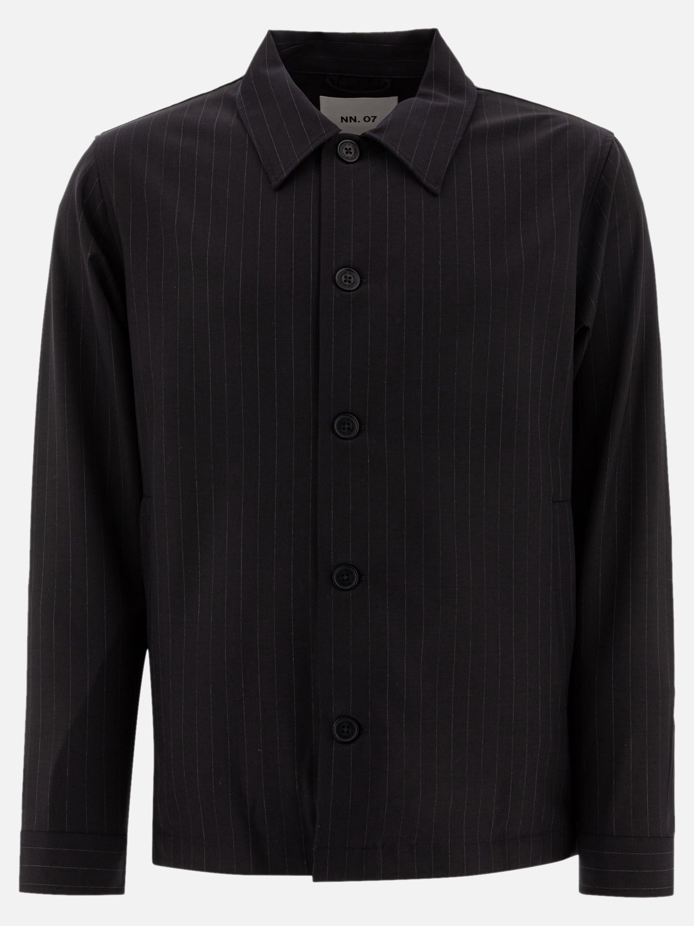 Overshirt jackets Pinstriped  Blue - NN.07 Men | PDP | VIETTI Online Store | thumbnail