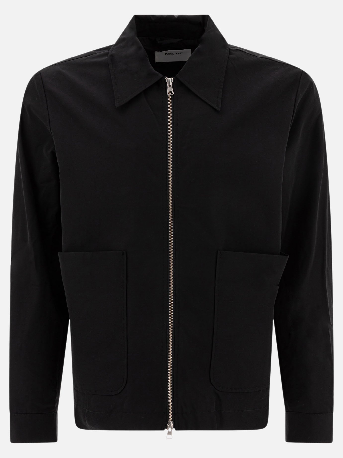 Overshirt jackets Solid colour  Black - NN.07 Men | PDP | VIETTI Online Store | thumbnail
