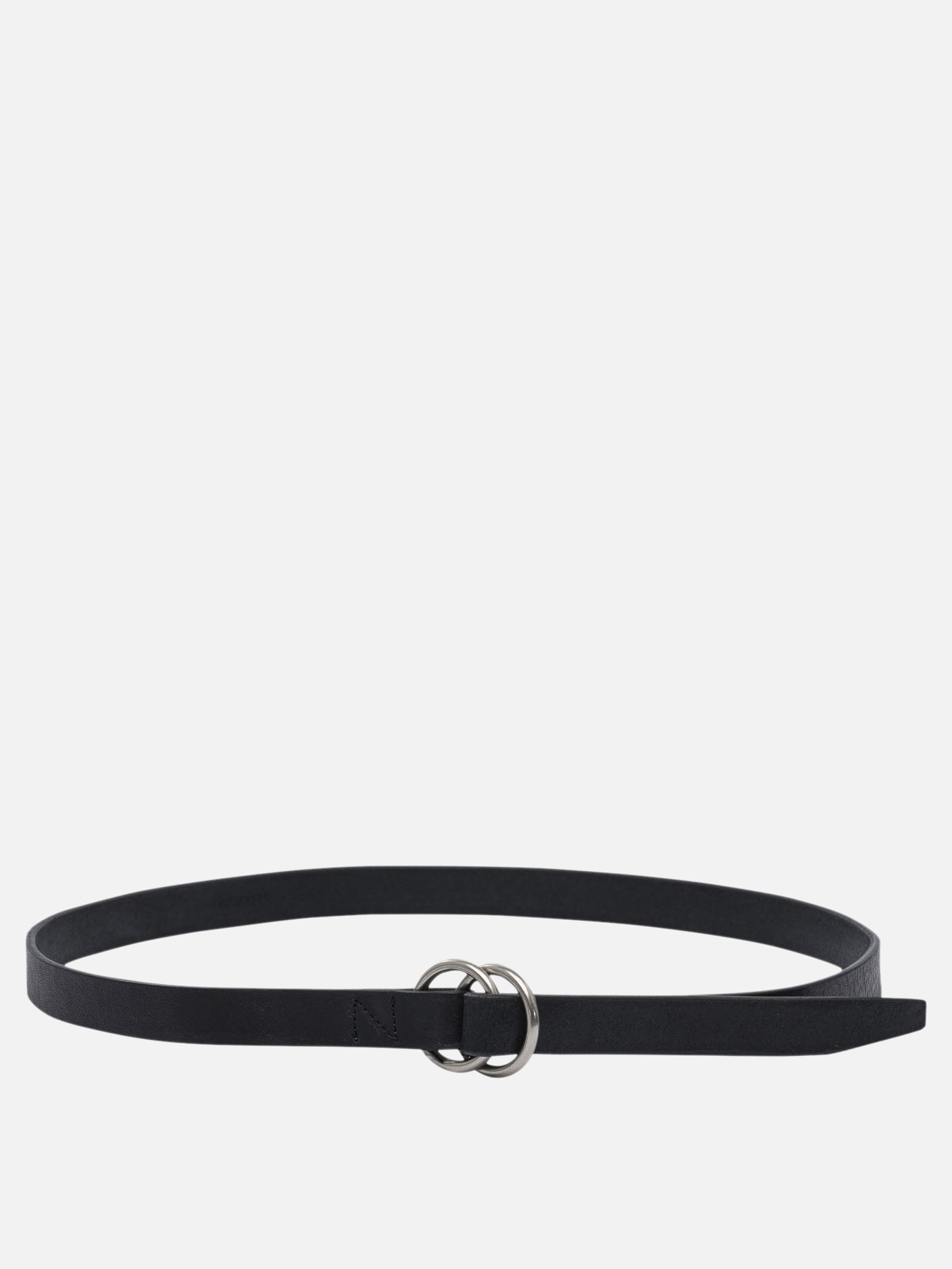 Leather belts 100% cow leather  Black - nonnative Men | PDP | VIETTI Online Store | thumbnail