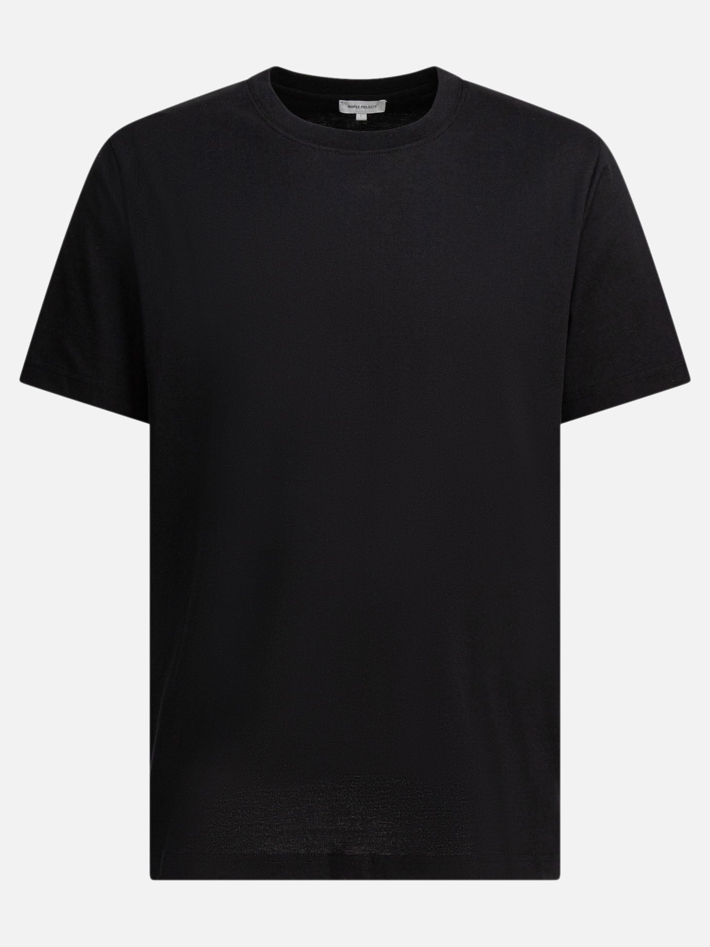 Crewneck t-shirts Solid colour  Black - Norse Projects Men | PDP | VIETTI Online Store | thumbnail