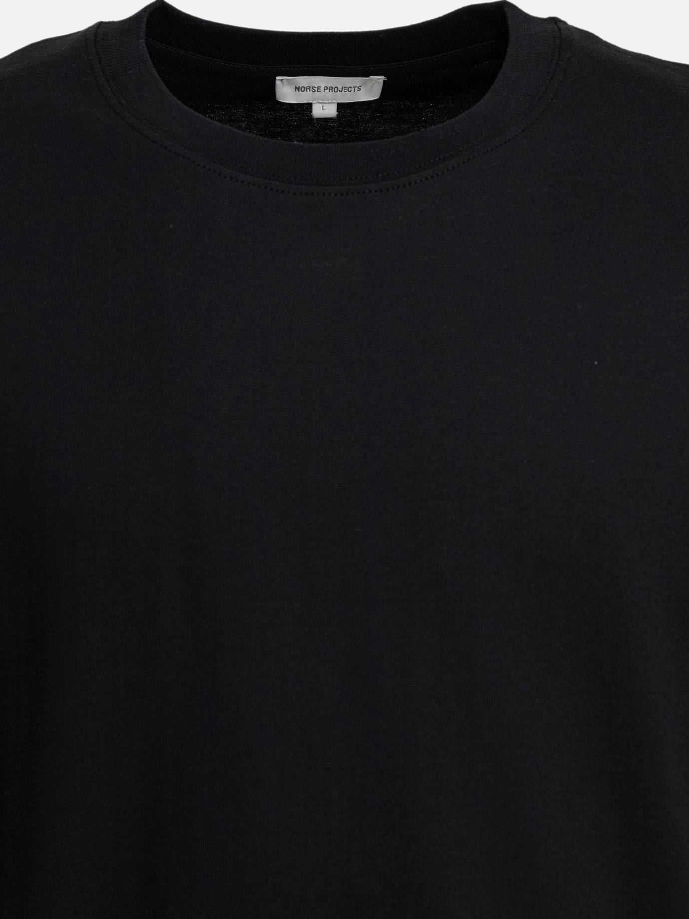 Crewneck t-shirts Solid colour  Black - Norse Projects Men | PDP | VIETTI Online Store | thumbnail_3
