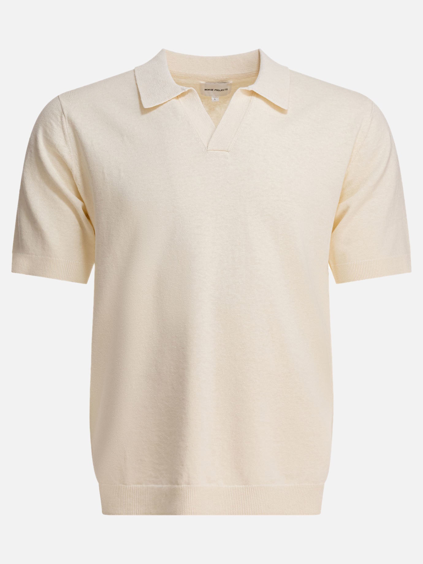 Norse Projects "Leif" polo shirt White