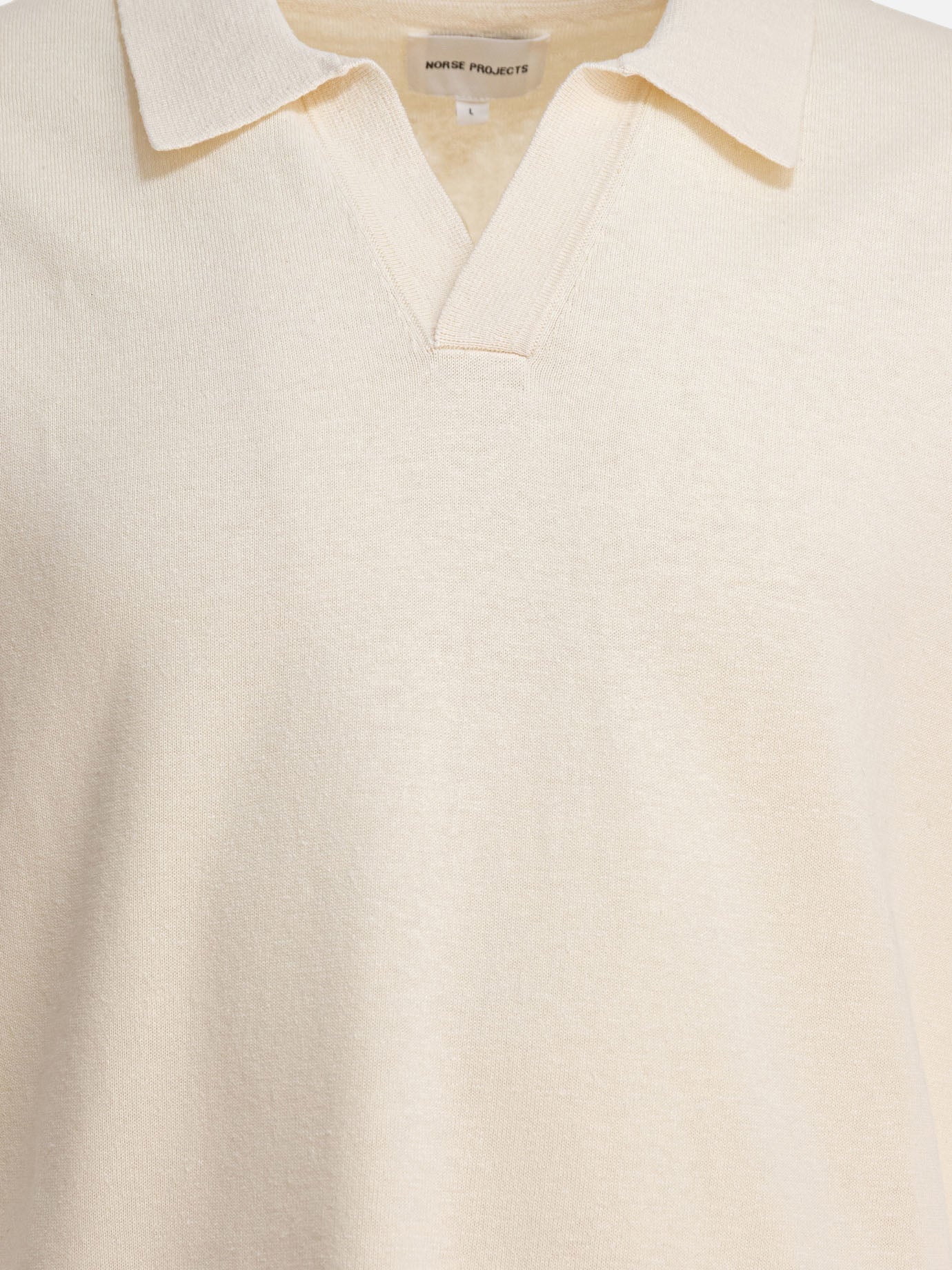 Norse Projects "Leif" polo shirt White