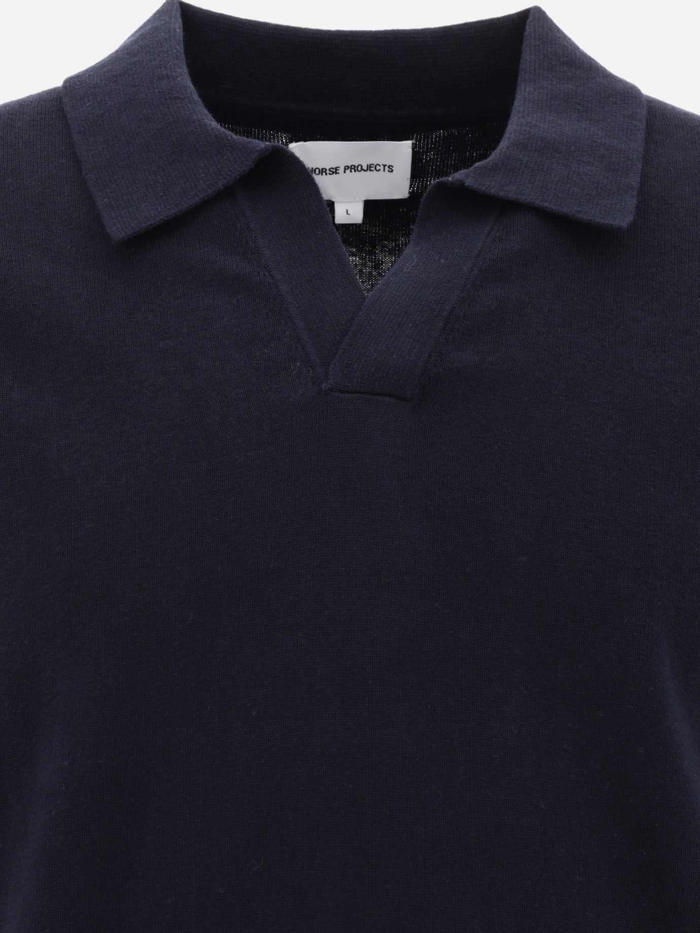 Norse Projects "Leif" polo shirt Blue