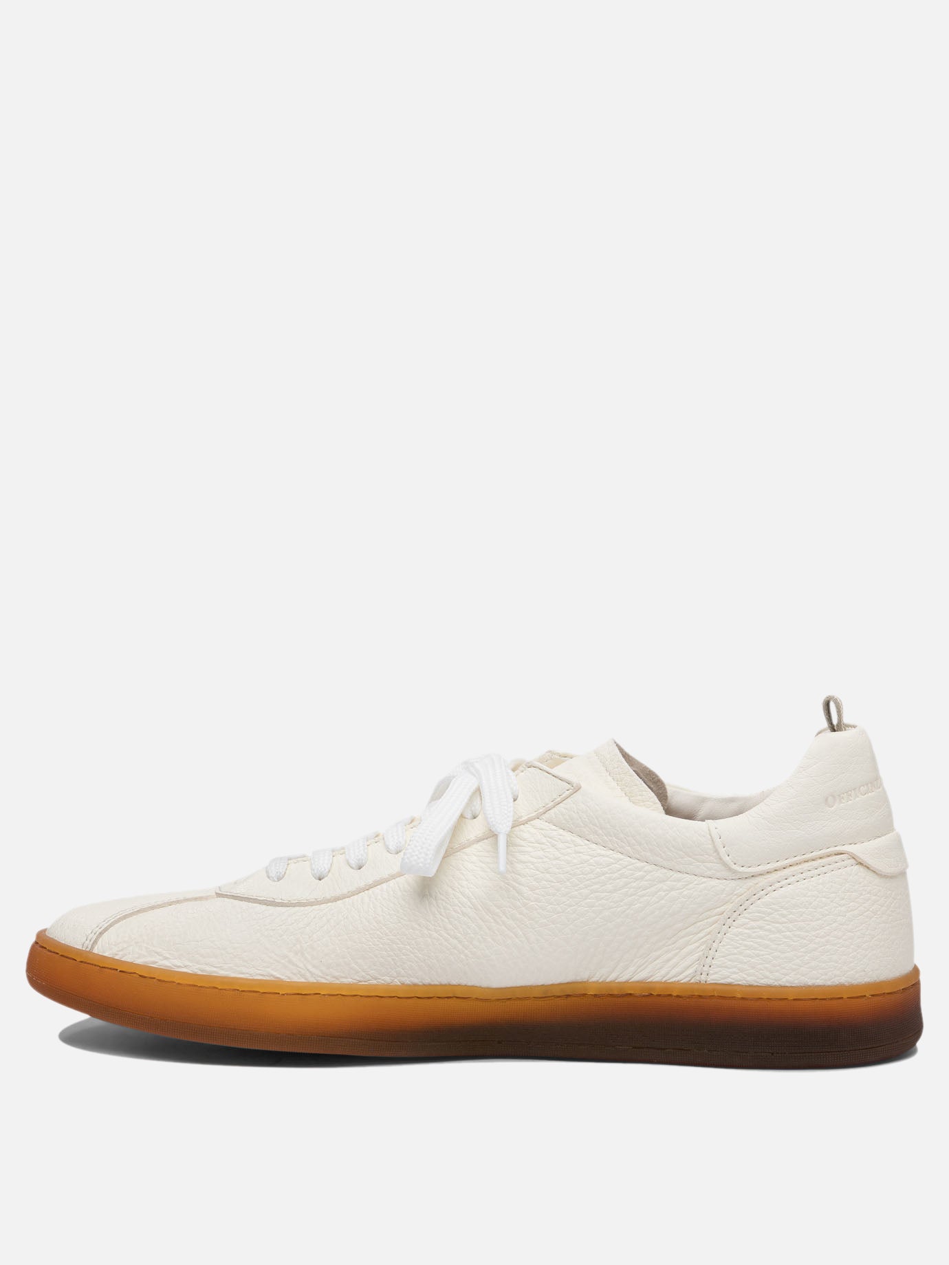 Low top sneakers 100% deer leather - 100% rubber  White - Officine Creative Men | PDP | VIETTI Online Store | Zoom-Modal_3
