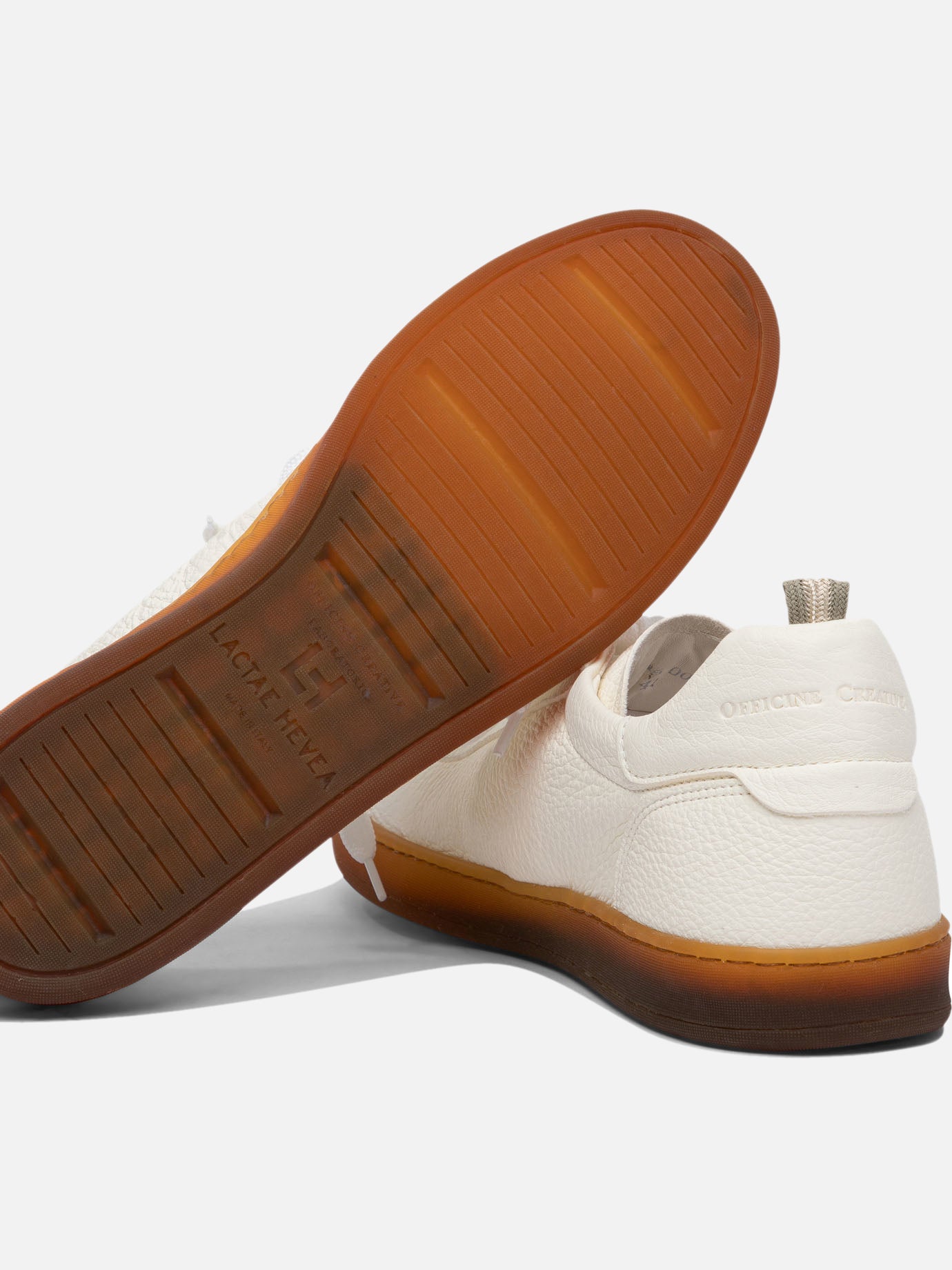 Low top sneakers 100% deer leather - 100% rubber  White - Officine Creative Men | PDP | VIETTI Online Store | Zoom-Modal_5
