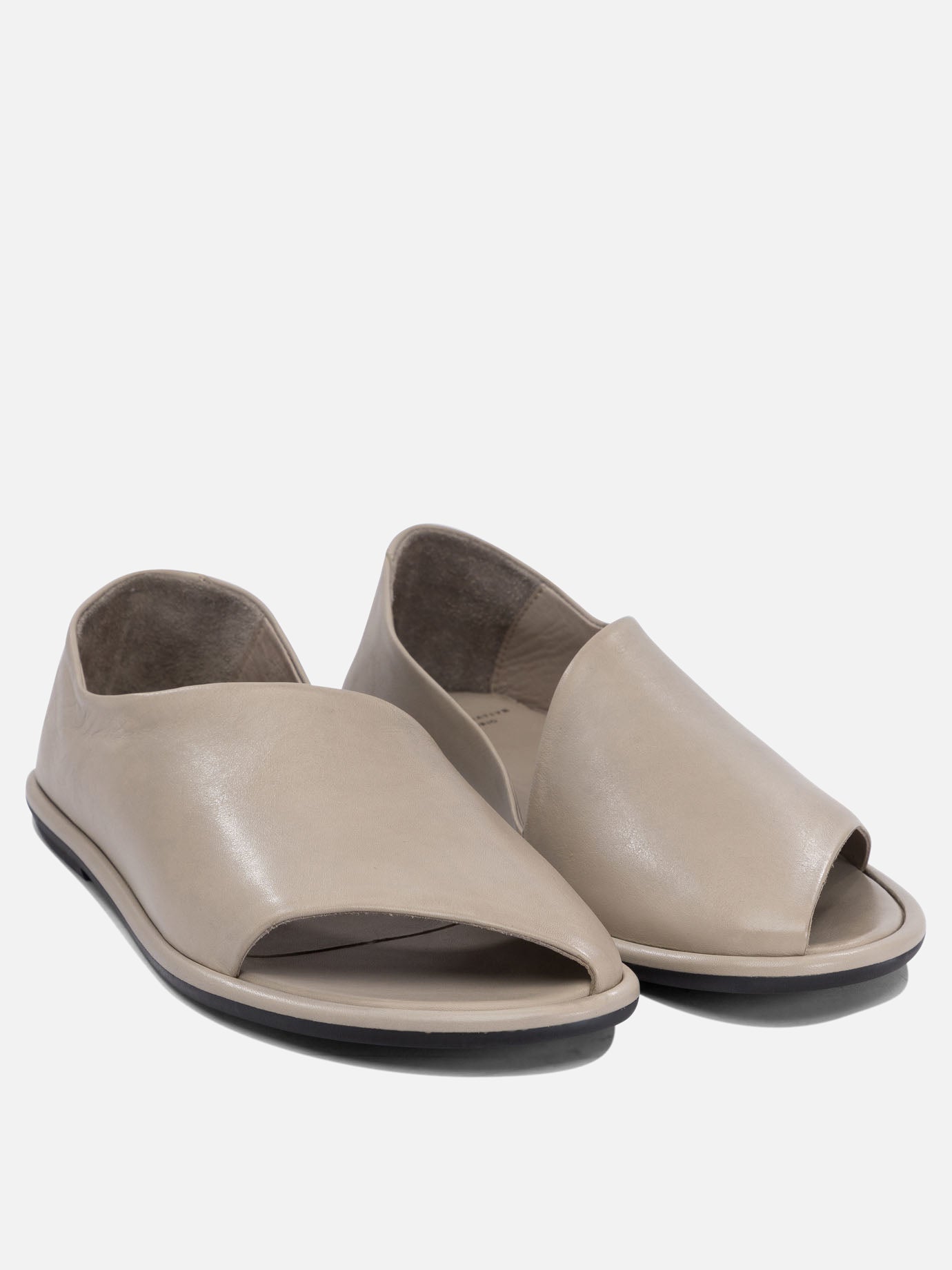 Flat sandals 100% leather - 100% rubber  Black - Officine Creative Women | PDP | VIETTI Online Store | Zoom-Modal_2
